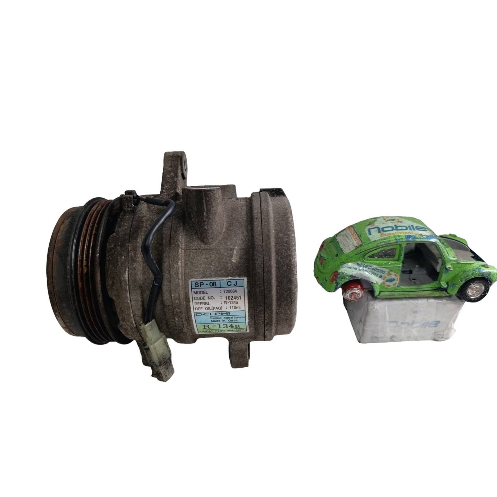 Compressore A/c (Delphi) 96406677 SP-08 Usato